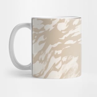 Abstract Modern Earthy Beige and Cream Pattern Mug